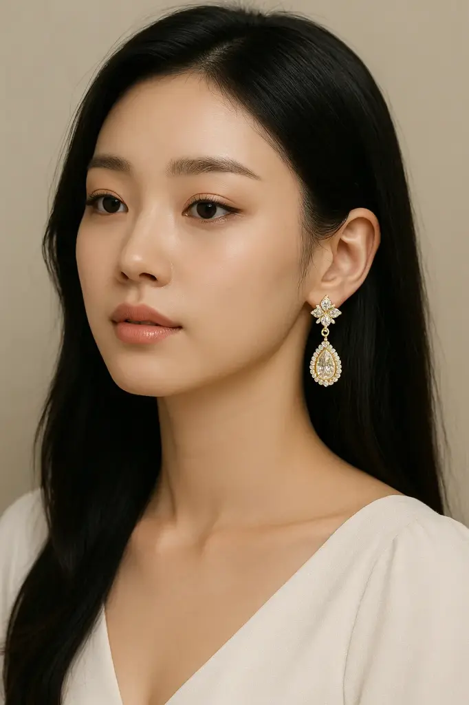 ✨ Opulent Dazzle Drop Earrings